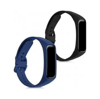 Náramek 2x Náramek pro Samsung Galaxy Fit 2 - černá, modrá