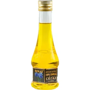 Přepuštěné máslo Solio Lněný olej lisovaný za studena (200ml)