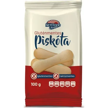 Nett food Dlouhé piškoty bez lepku a laktózy (100g)