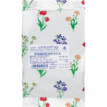 Bylinná léčivá mast Gyógyfű čaj Máta kadeřavá nať (50g)