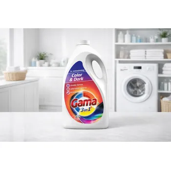 Prací prostředek Gama gel 3,735L - 83W Color & Dark