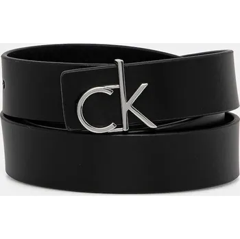 Opasek Kožený pásek Calvin Klein K60K613074 černá 99X, vel. 100