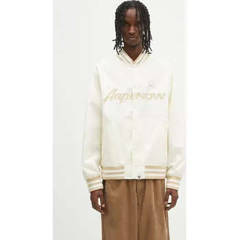 Pánský bomber Bomber bunda AAPE Now Light Weight, M, béžová, 01X