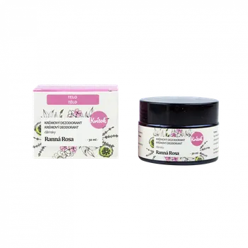 Kvitok Dámský krémový deodorant Ranní rosa (30 ml) - nezanechává ulepený pocit
