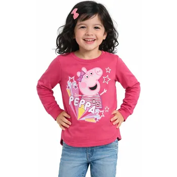 Dívčí mikina Dívčí růžová mikina Peppa Pig Velikost: 104