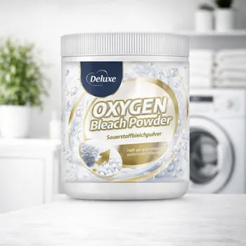 Odstraňovač skvrn Deluxe Oxygen 600g Bleach Powder - bělící prášek