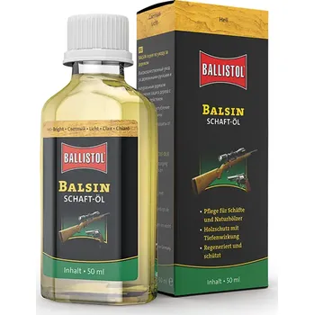 Čištění zbraně Ballistol BALSIN Stock Oil - Světlý, 50 ml