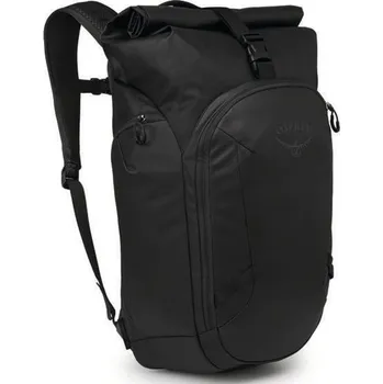 batoh na kolo batoh Osprey Transporter Roll Top raven black