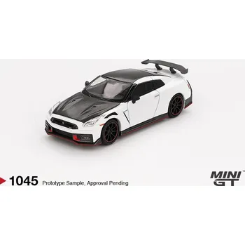 autíčko NISSAN GTR (35) NISMO 2024 - bílá met. - 1:64 - Mini GT