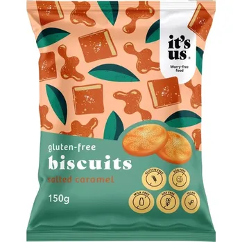 It´s us Bezlepkové sušenky slaný karamel (150g)