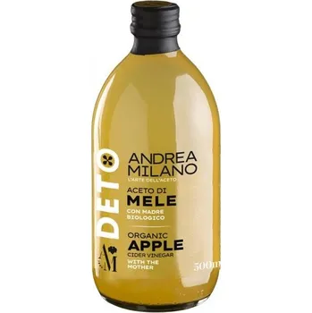 Ocet Andrea Milano Bio Jablečný ocet nefiltrovaný, nepasterizovaný (500ml)
