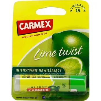 Carmex Lime Twist hydratační balzám na rty SPF 15 (4g)