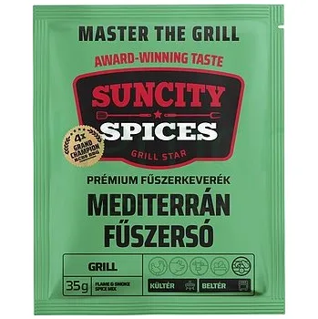 SunCity Prémiová středomořská grilovací sůl - koření na zeleninu (35g)