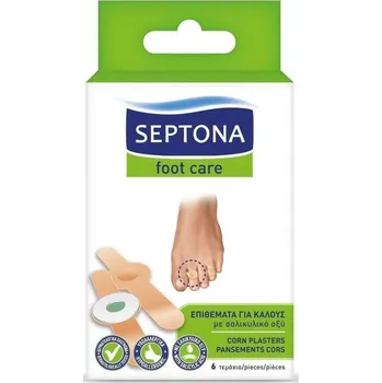 Náplast Septona Foot Care náplasti na kuří oka se salicylovou kyselinou (6ks)