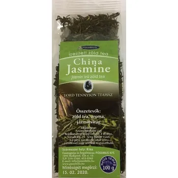 Sušená zelenina Possibilis China Jasmine zelený čaj s jasmínem sypaný (100g)