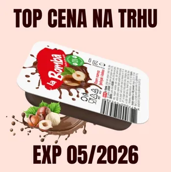 Čokoláda La Bomba Lískooříšková pomazánka 20 g EXP 05/2026