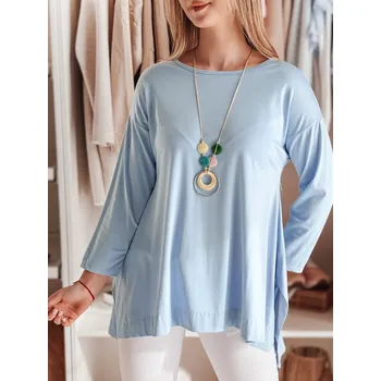 Dámská halenka Dámská oversize halenka s přívěskem DStreet šedá 3271287