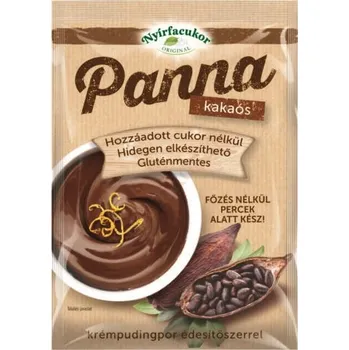 lahůdkový salát Nyírfacukor Original Panna Čokoládový pudink za studena, bez přidaného cukru (50g)
