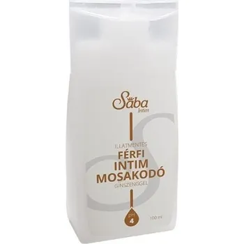 Intimní hygienický prostředek Sába Pánský mycí gel pro intimní hygienu s extraktem ženšenu - bez vůně (100ml)