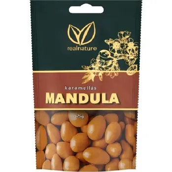 Žvýkačka Real Nature Mandle v karamelu (75g)