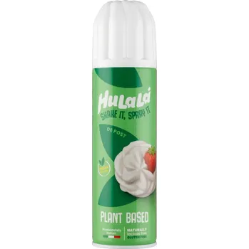 Rostlinná pomazánka Hulala Vegan Bezlaktózová, bezlepková šlehačka ve spreji - slazená (200g)