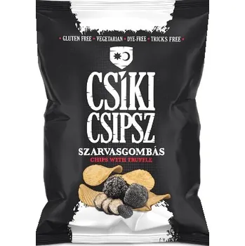 Chips Csíki Chips Bezlepkové bramborové chipsy s příchutí lanýžů (50g)