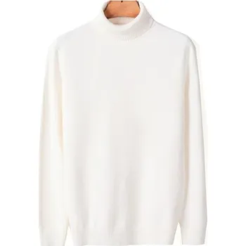 Pánský svetr Pánský svetr s rolákem F170 bílá S