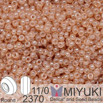 Korálek Korálky Miyuki Round 11/0. Barva 2370 Ceylon Translucent Jasmine. Balení 5g