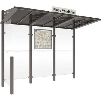 Městské kolo Autobusová zastávka CONVIVIALE s levou bočnicí 3000 mm + doprava zdarma