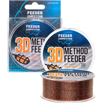 Carp Zoom Vlasec 3D Method Feeder Line - 300 m/0,23 mm/6,3 kg