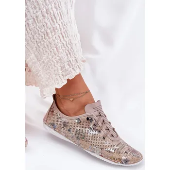 Dámské polobotky Dámské polobotky z přírodní kůže Artiker – béžové Velikost: 37