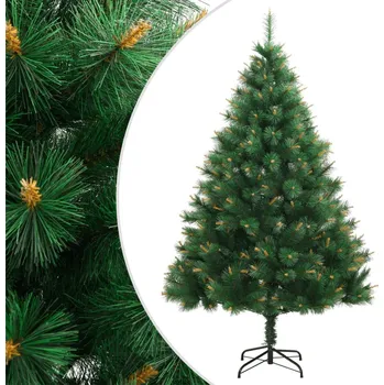 Vánoční stromek zahrada-XL Umělý sklápěcí vánoční stromek se stojanem 210 cm 356753