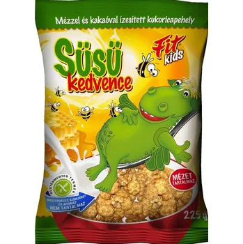 Fit Kids Susumu bezlepkové kukuřičné lupínky medově-kakaové (225g)