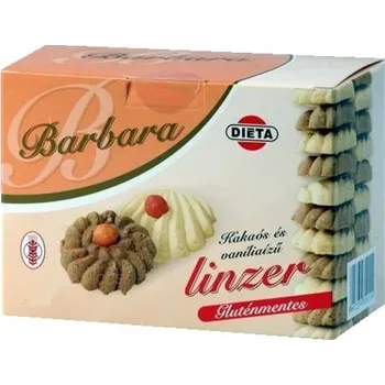 Barbara Bezlepkové Linecké sušienky kakaové a vanilkové (150g)