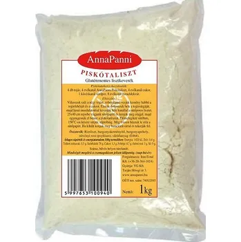 Chlebová směs AnnaPanni Bezlepková moučná směs na přípravu piškotového těsta (1000g)