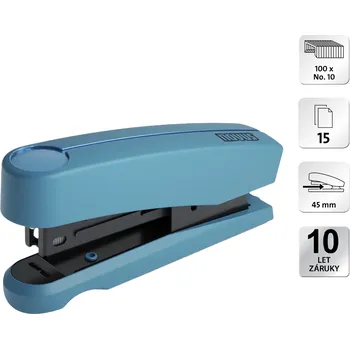 Sešívačka Novus B10 Professional Color ID 2.0, modrá petrolejová