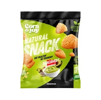 Chips Corn & Joy Bezlepkový Snack kukuřičný s příchutí guacamole (40g)