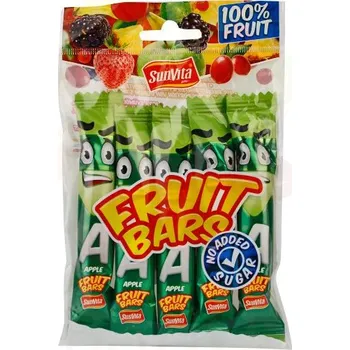 Sušené ovoce SunVita Ovocné tyčinky s jablečnou příchutí (5x15g)