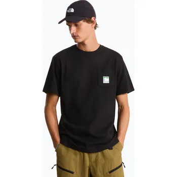 Pánská móda Pánské tričko The North Face Mountain Logo Relaxed tnf black