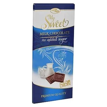 Microse My Sweet Bezlepková Mléčná čokoláda bez přidaného cukru (90g)