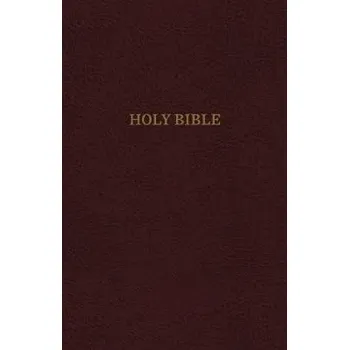 KJV Holy Bible: Personal Size Giant Print with 43,000 Cross References, Burgundy Leather-Look, Red Letter, Comfort Print: King James Version - Nelson, Thomas