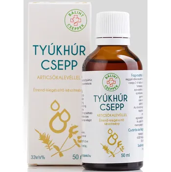 Lék na močovou cestu a ledviny Bálint cseppek Hvězdice prostřední s listy artyčoky kapky (50ml)