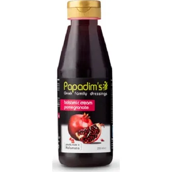 Ocet Papadimitriou Krémový Balzamikový ocet s příchutí granátového jablka (250ml)