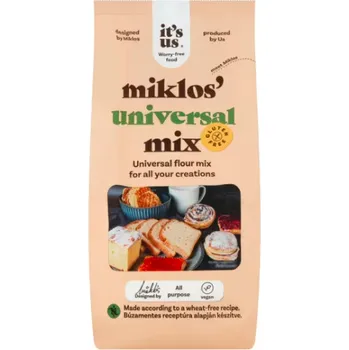 Chlebová směs Naturbit It´s us Miklos Bezlepková moučná směs univerzální (1000g)