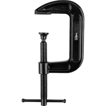 Dílna Tesařská šroubová svěrka NEO TOOLS typ C (G), 75 mm (3"), litinová, 485 g