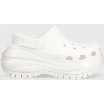 Dámská móda Pantofle Crocs Classic Mega Crush Clog, 42/43, bílá, 00X