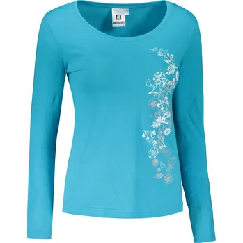 Dámská móda Dámské triko s dlouhým rukávem ALTISPORT CARRYOVER ALW029169 TYRKYSOVÁ XXL