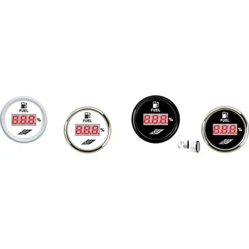 Lodní motor Digitální palivoměr GNF 10 - 180 Ohm Barva: Bílý rámeček a bílý ciferník