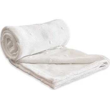 Dětská deka Pleteninová deka / bílá