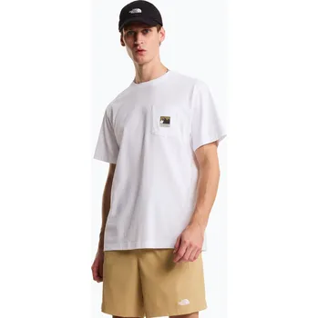 Pánské tričko Pánské tričko The North Face Mountain Logo Relaxed tnf white